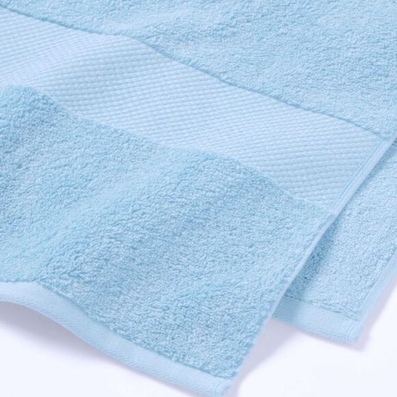 Threshold Oversized Bath Towels-1 Patterned & 1 Solid-Blue & White - Picture 4 of 6